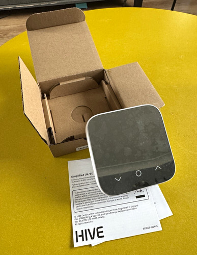 Hive wireless thermostat - hive, thermostat,